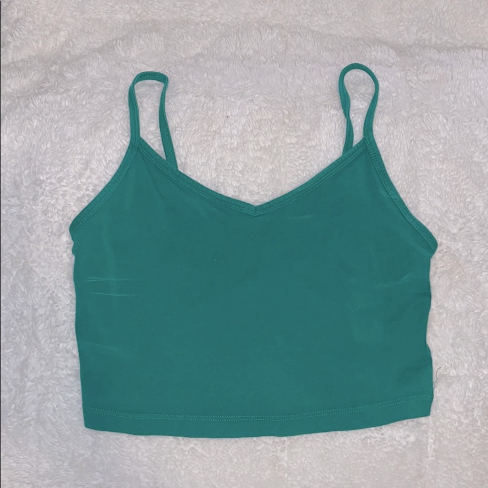 Green tank top